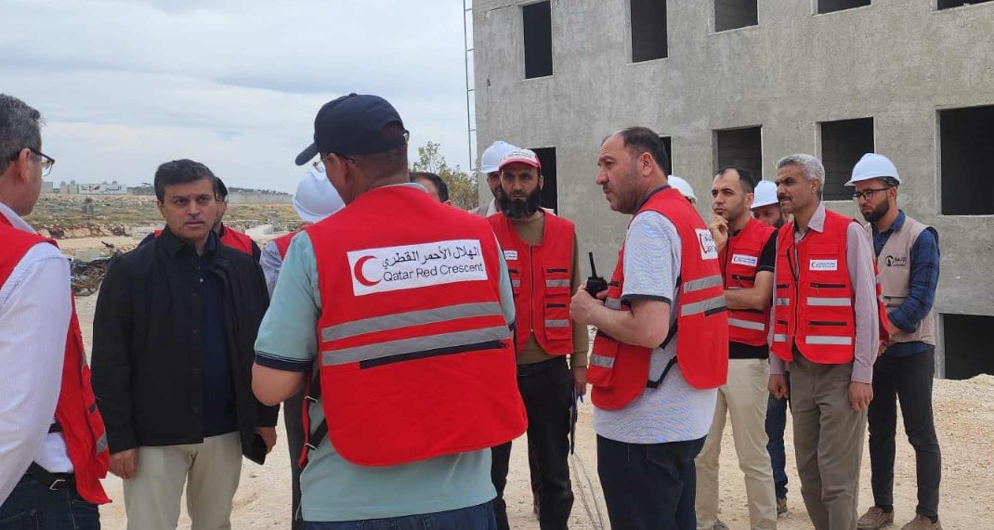 Qatar Red Crescent visits project