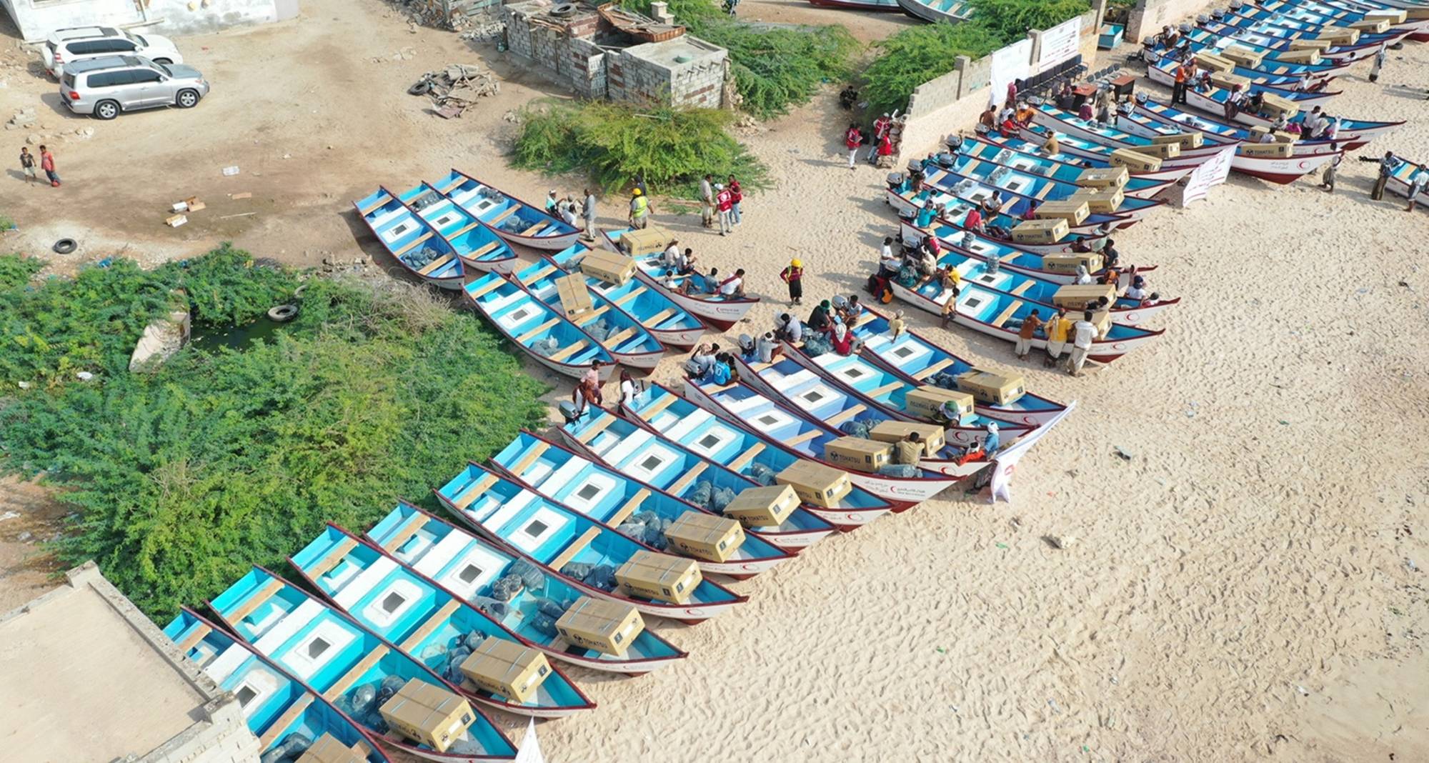 Providing fishing boats to improve livelihoods - qrcs